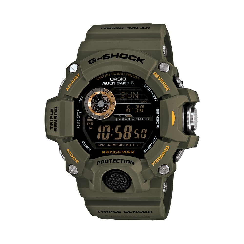 Casio G-Shock Khaki Resin Watch - GW9400-3