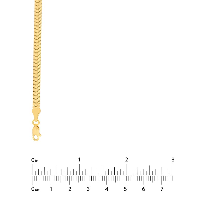 14K Yellow Gold Snake Necklace