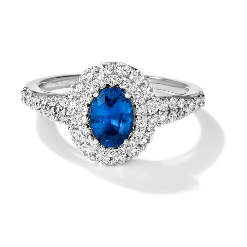 Le Vian Blueberry Sapphire and Vanilla Diamond Ring - TRWI 2SAA